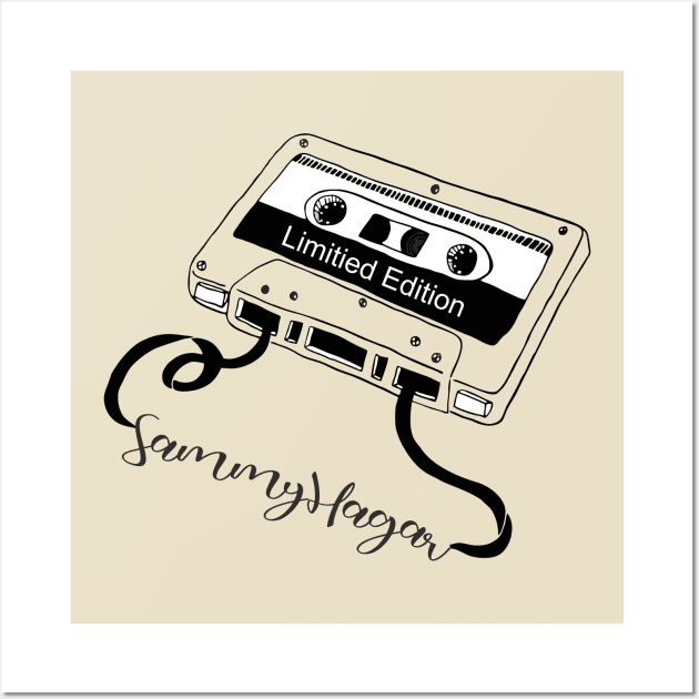 Sammy Hagar - Limitied Cassette Wall Art by blooddragonbest